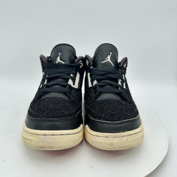 Nike Vogue Air Jordan 3 RTR SE AWOK NRG Women Sz 7 BQ3195-001 Black Cement Shoes - Picture 2 of 11